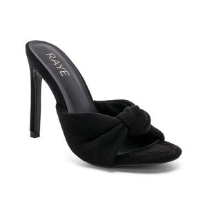 RAYE Presley Heel in Black Suede